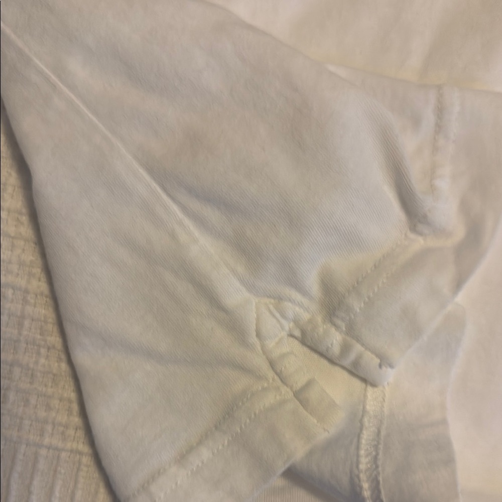 Brooks Brothers White Tee with Gold Detail - Picture 7 of 7